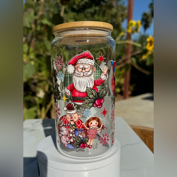 Rudolph the red nosed reindeer and Misfits Libbey can glass tumbler 16oz - Picture 6 of 6